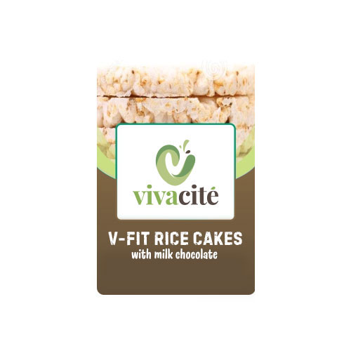 Rice Cakes with Milk Chocolate