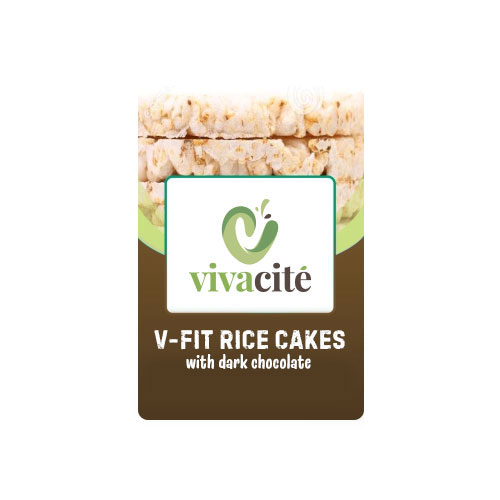 Rice Cakes with Dark Chocolate